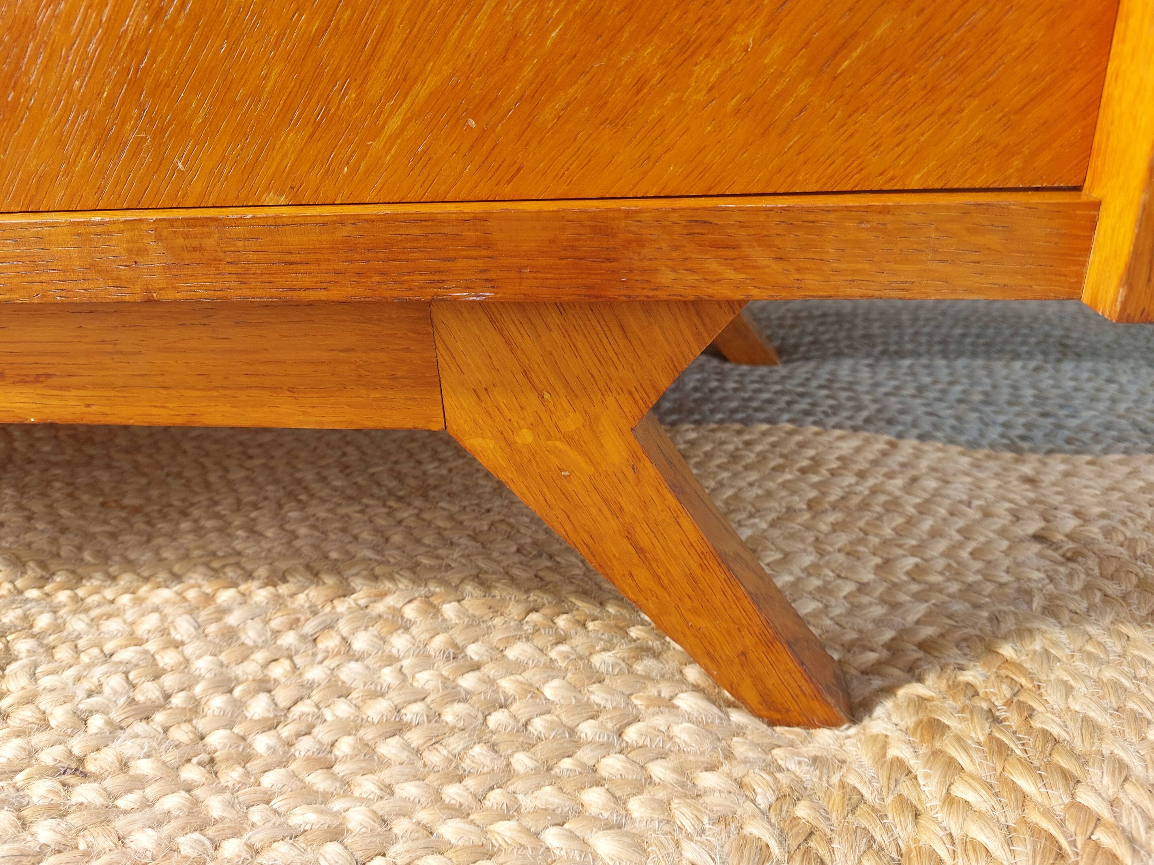 sideboard, buffet with sliding doors and splayed legs