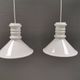 A pair of Sidse Werner pendant lamps, for Royal Copenhagen Denmark 1980s