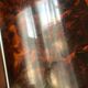 Tray in lucite tortoiseshell way circa 1970