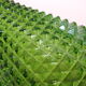 Empoli Italian glass bottle vase without cap, with diamond points