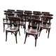 Set of 16 bistro chairs