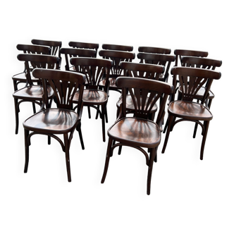 Set of 16 bistro chairs