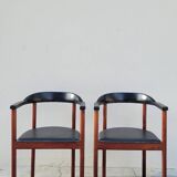 Pair of Scandinavian designer armchairs - 1970s