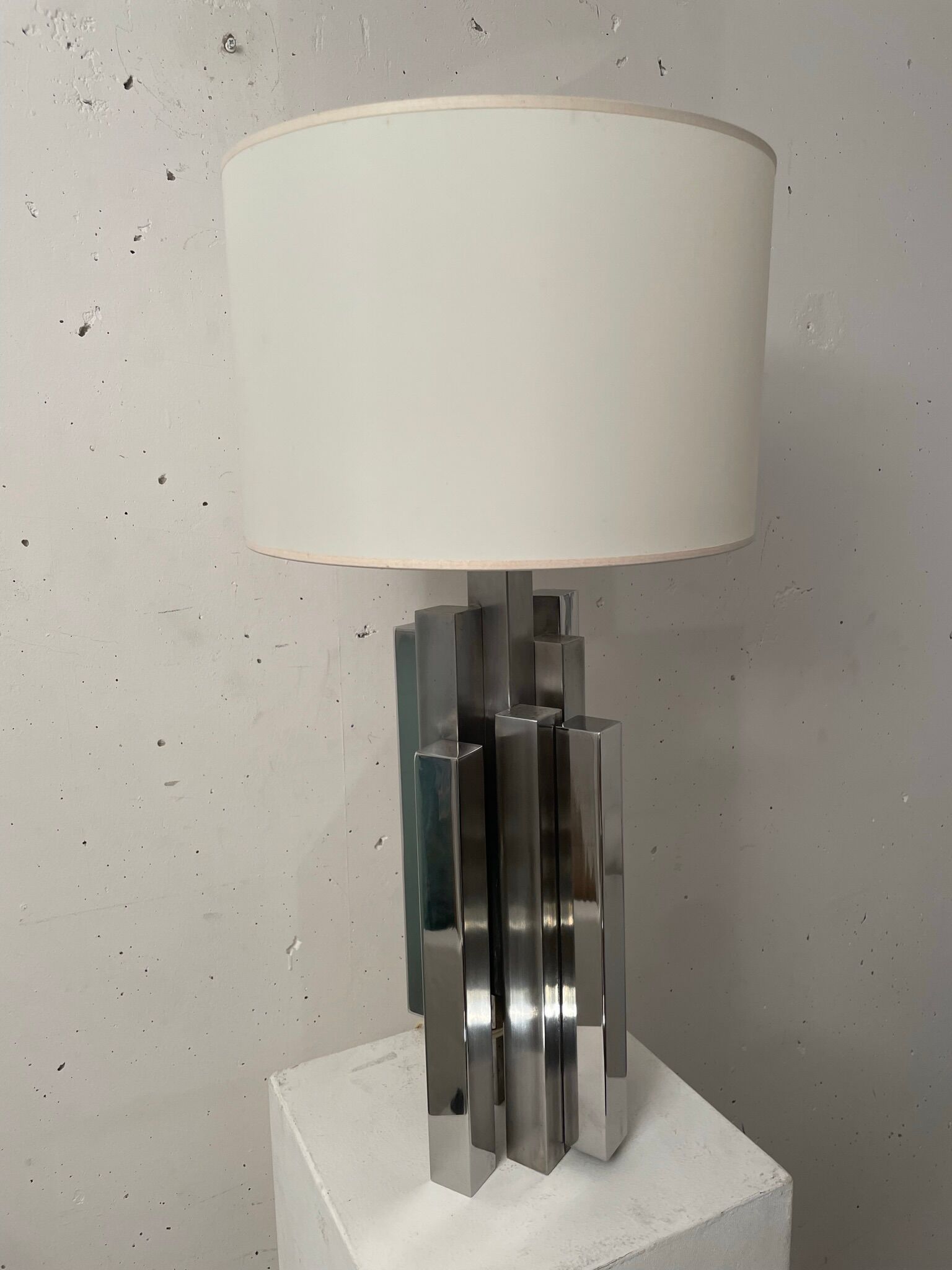 Lamp sculpture steel 1970