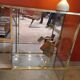 Vitrine étagère, bar laiton et miroir années 70
