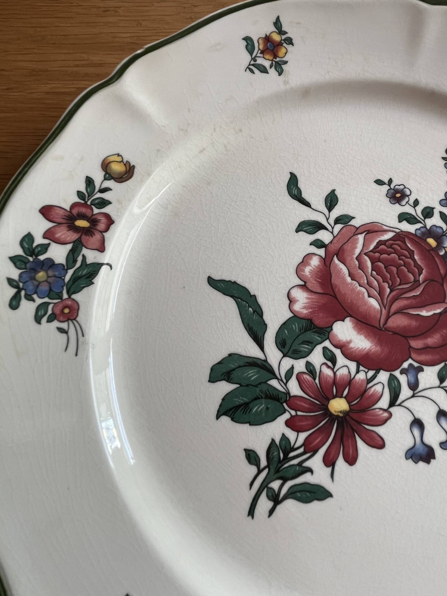 6 assiettes vintage Villeroy et Boch