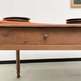 Walnut silk table 1900