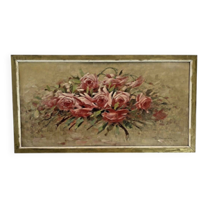 Tableau huile sur panneau