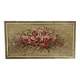 Oil painting on panel of a bouquet of roses signed by Paul Fauvelles 1943.