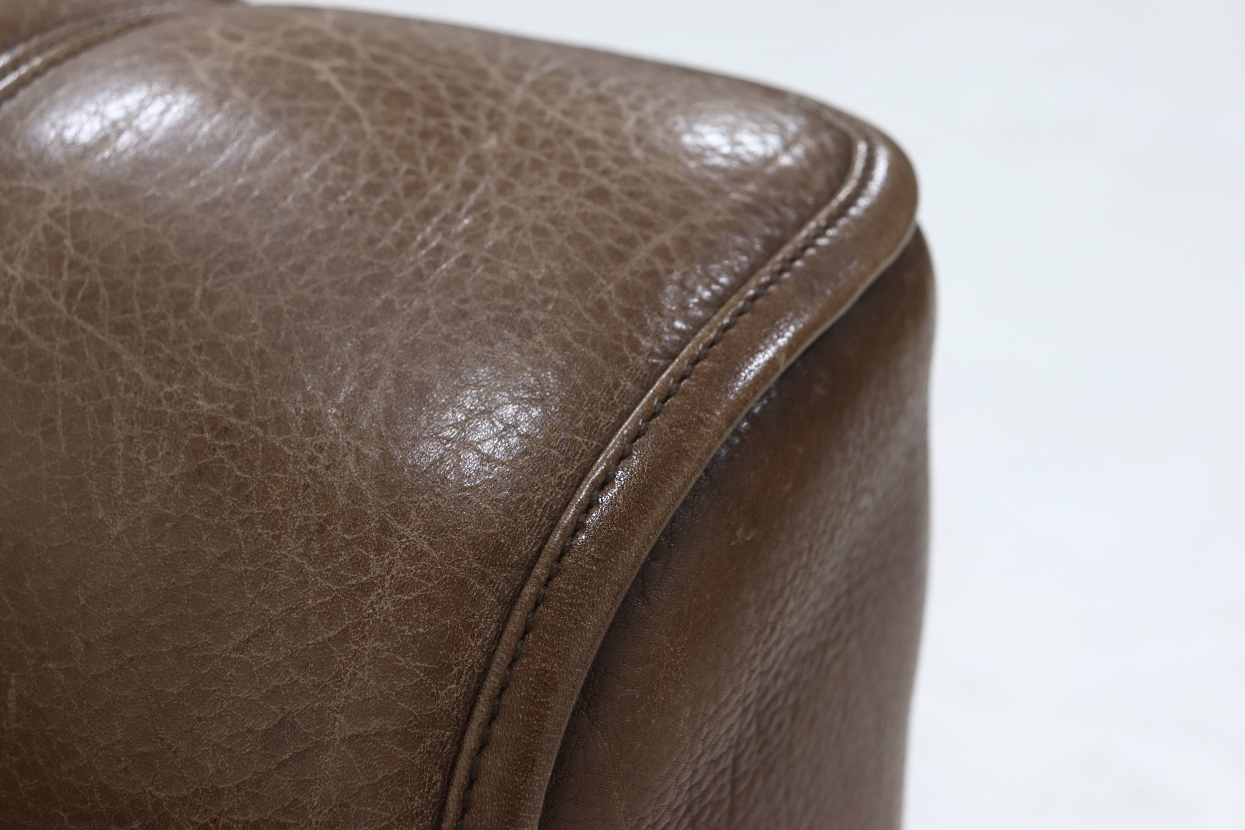 Neck Leather De Sede DS44 Lounge Chair Switzerland 1970s
