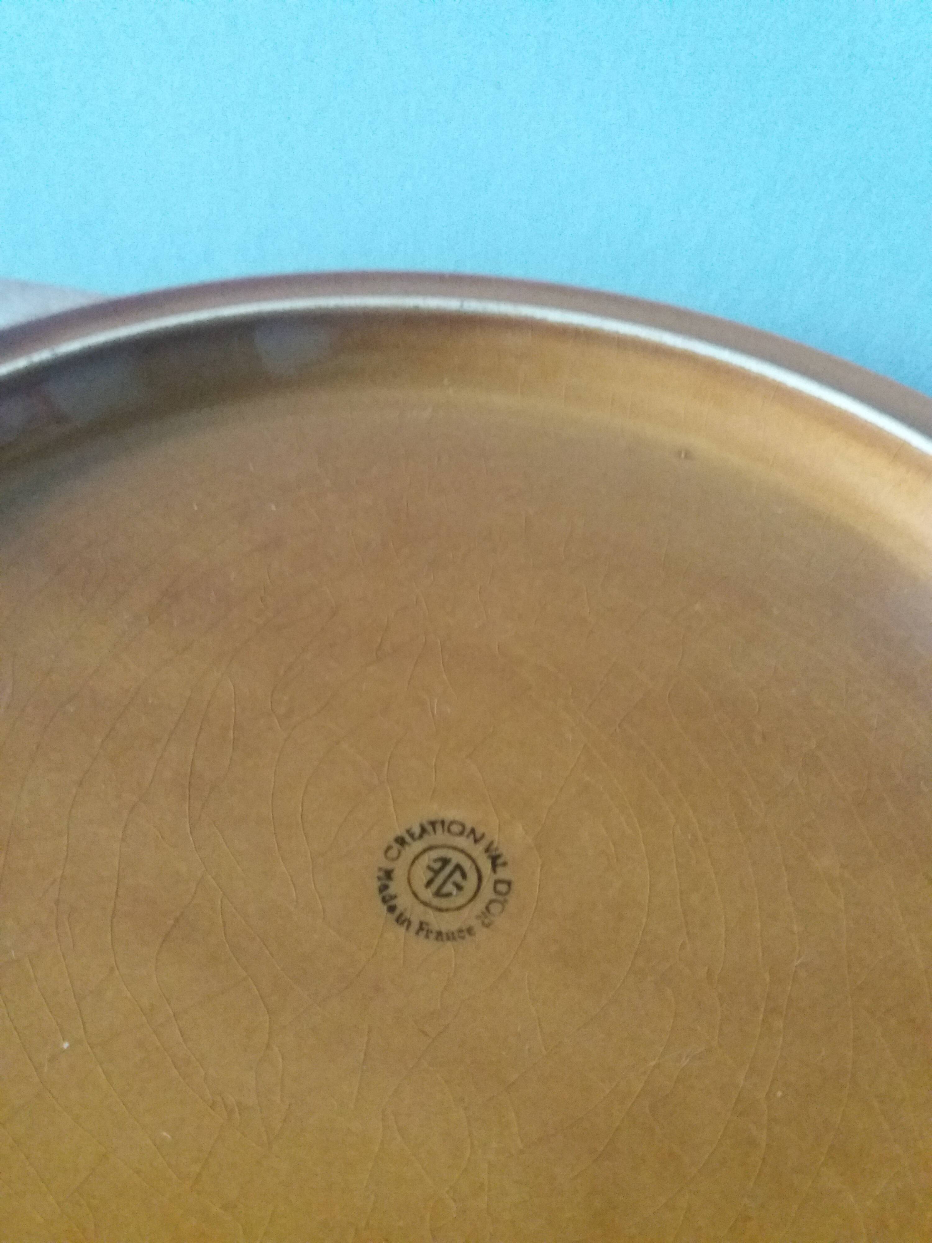 Gien Val d'Or braided effect slip tray