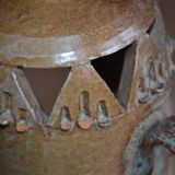 Stoneware photophore "the Cyclades" 1970s