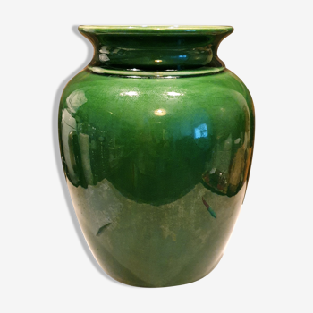 Vase vert H.26cm