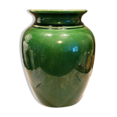 Green vase H.26cm