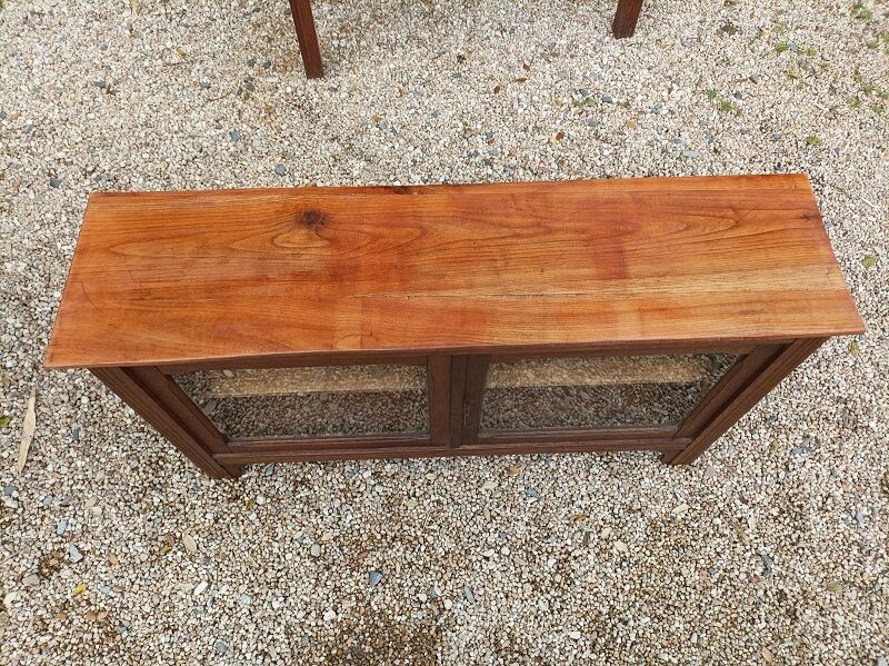 Showcase furniture solid wood glass door extra tv