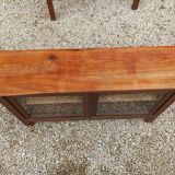 Showcase furniture solid wood glass door extra tv