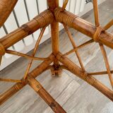 Bamboo and rattan bed