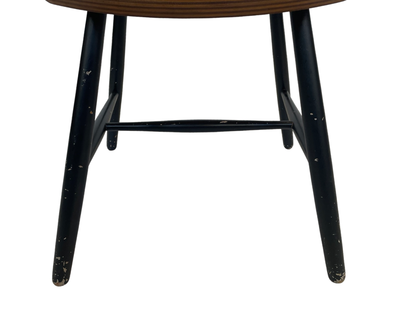 Chaise de bar vintage avec accoudoirs Billund Traevarefabrik Denmark Design