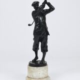 Bronze statue of the golfer Harry Vardon from the 1920s, Richard Thuss, Argentor Vienna.
