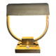 Adjustable lamp art deco modernist vintage solid brass, France 1930