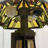 Modern Tiffany style lamp with Art Deco decor