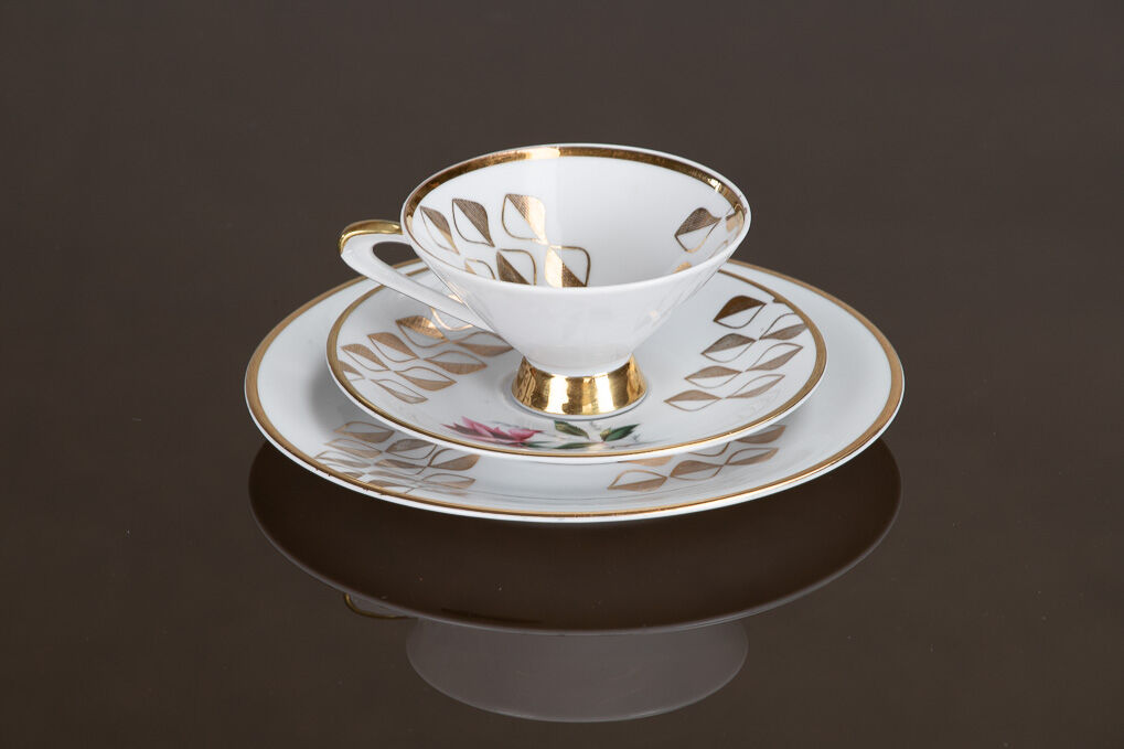 Cup and saucers Bavaria Germany 1950