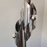 Lampadaire inox space age
