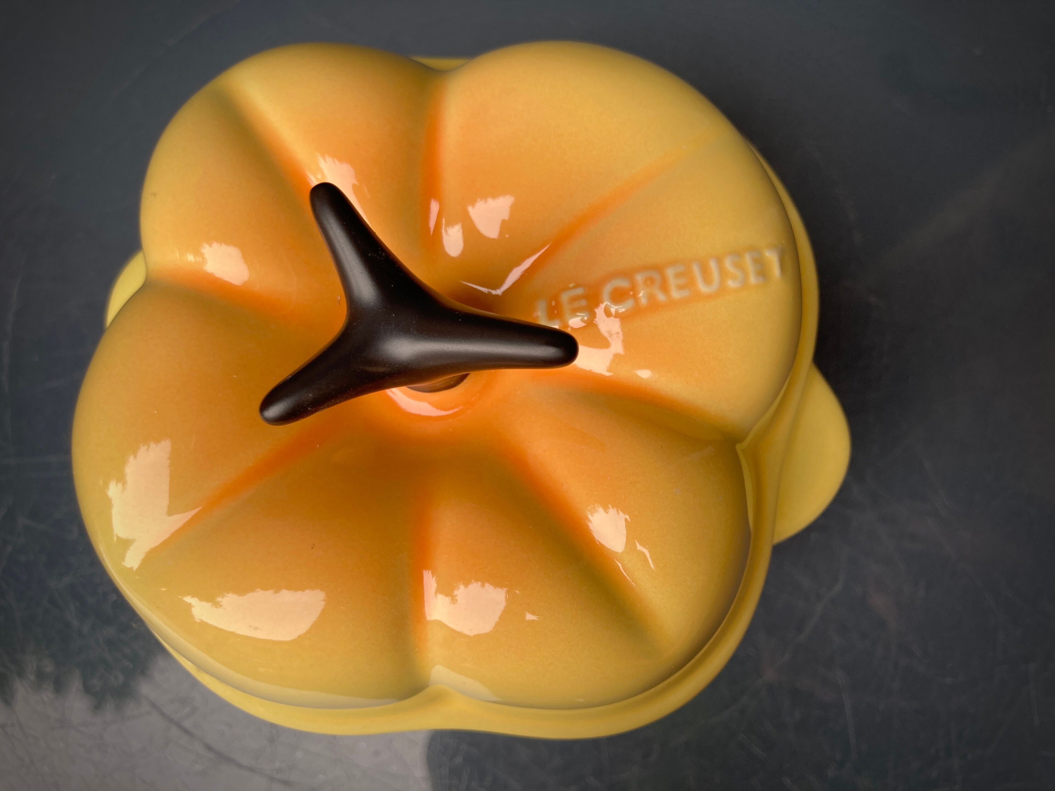Four Le Creuset ceramic casseroles