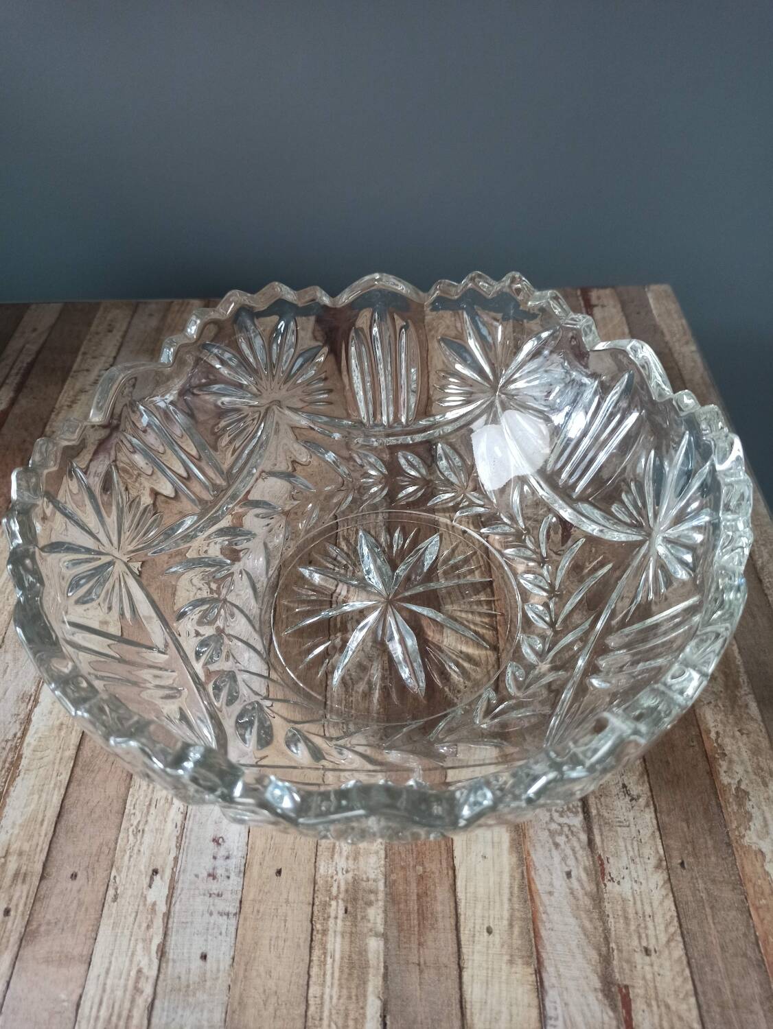 Saladier en cristal