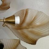 Lustre Murano en forme de coquillage