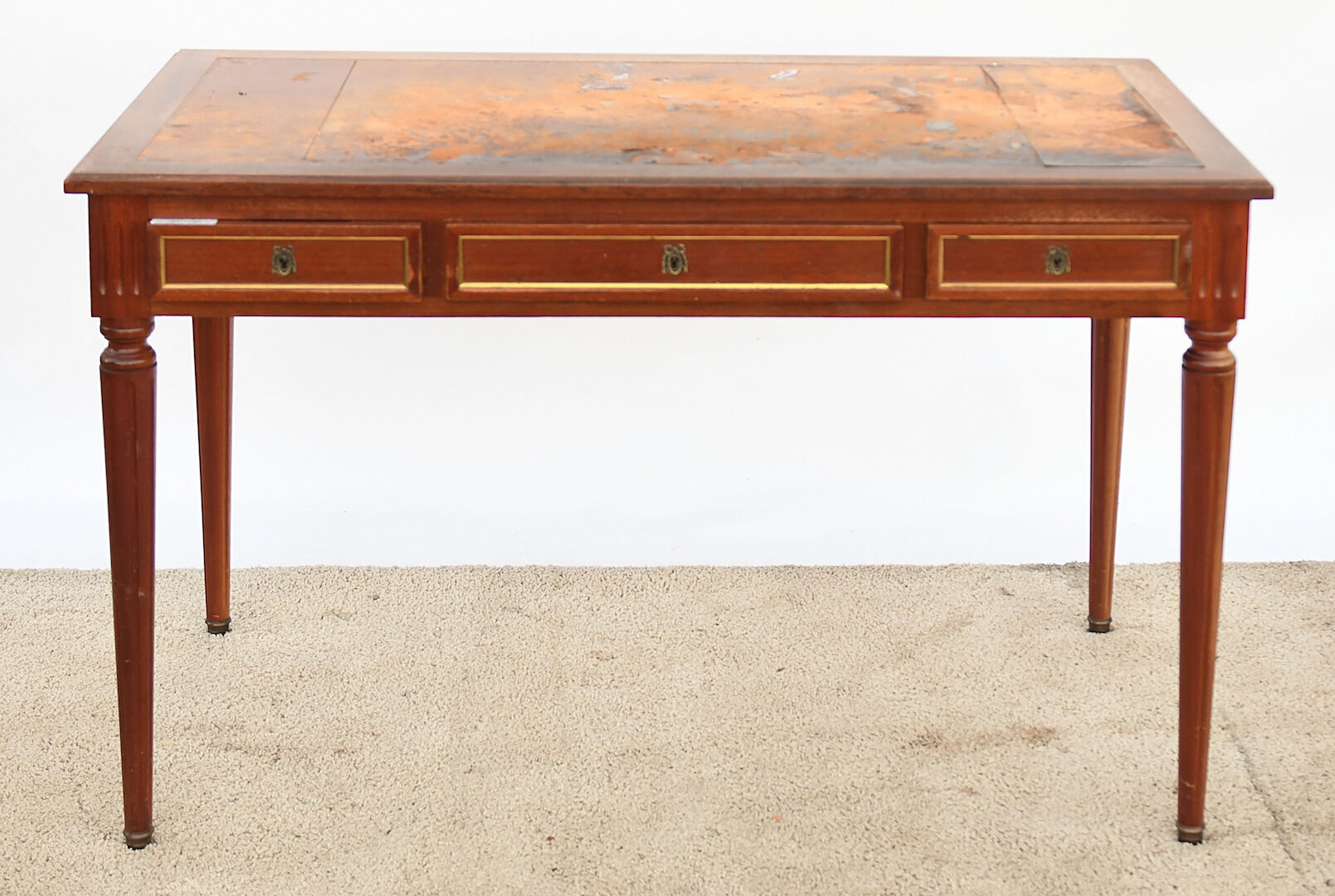 Louis XVI style flat desk