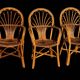 1980s Rattan Armchairs France