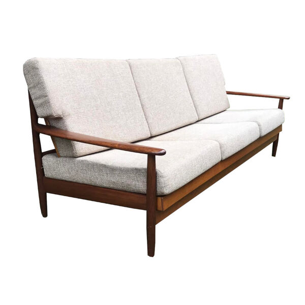 Ensemble salon scandinave en teck, années 1960