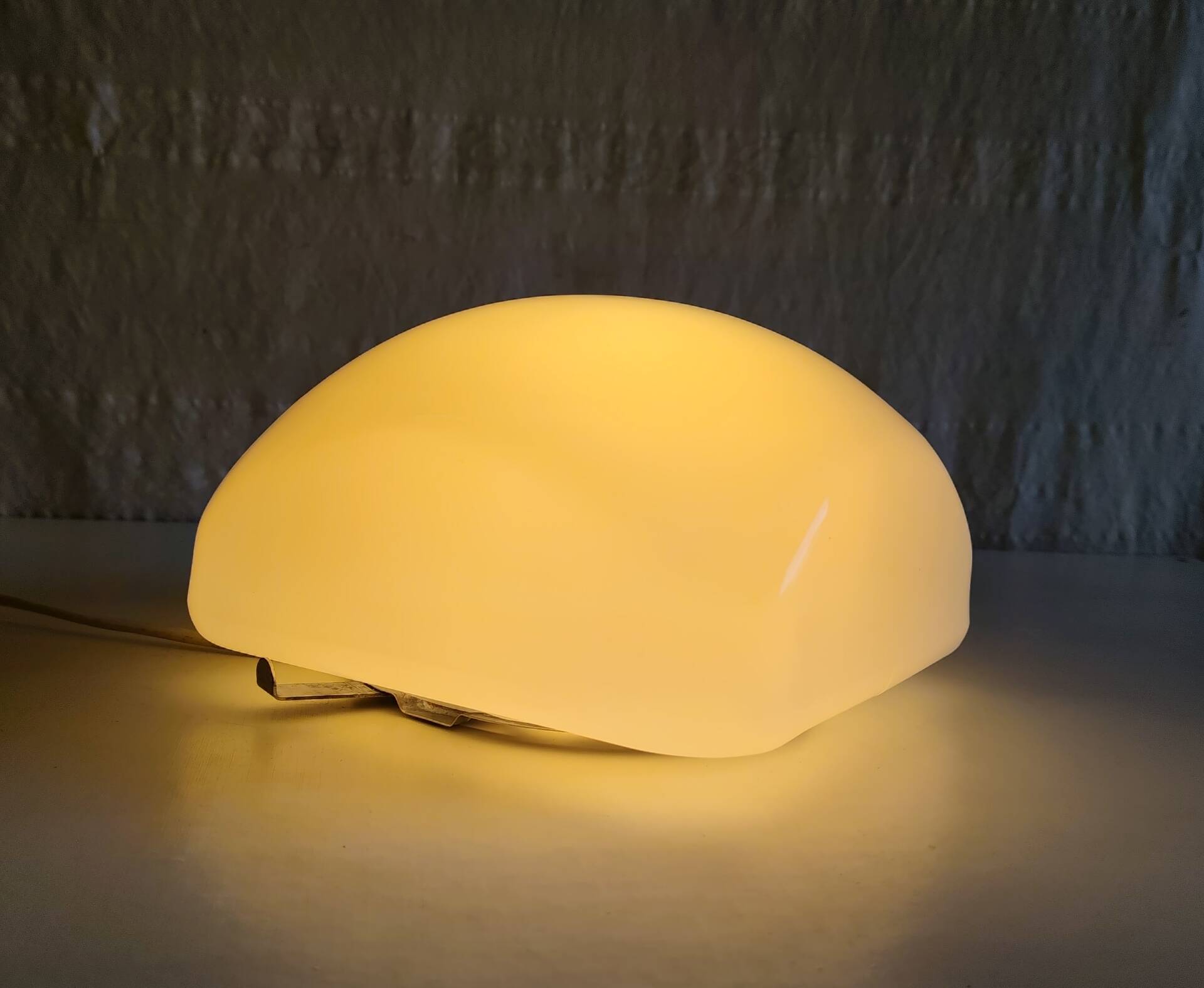 Ceiling light or opaline globe wall light - mid 20th century.
