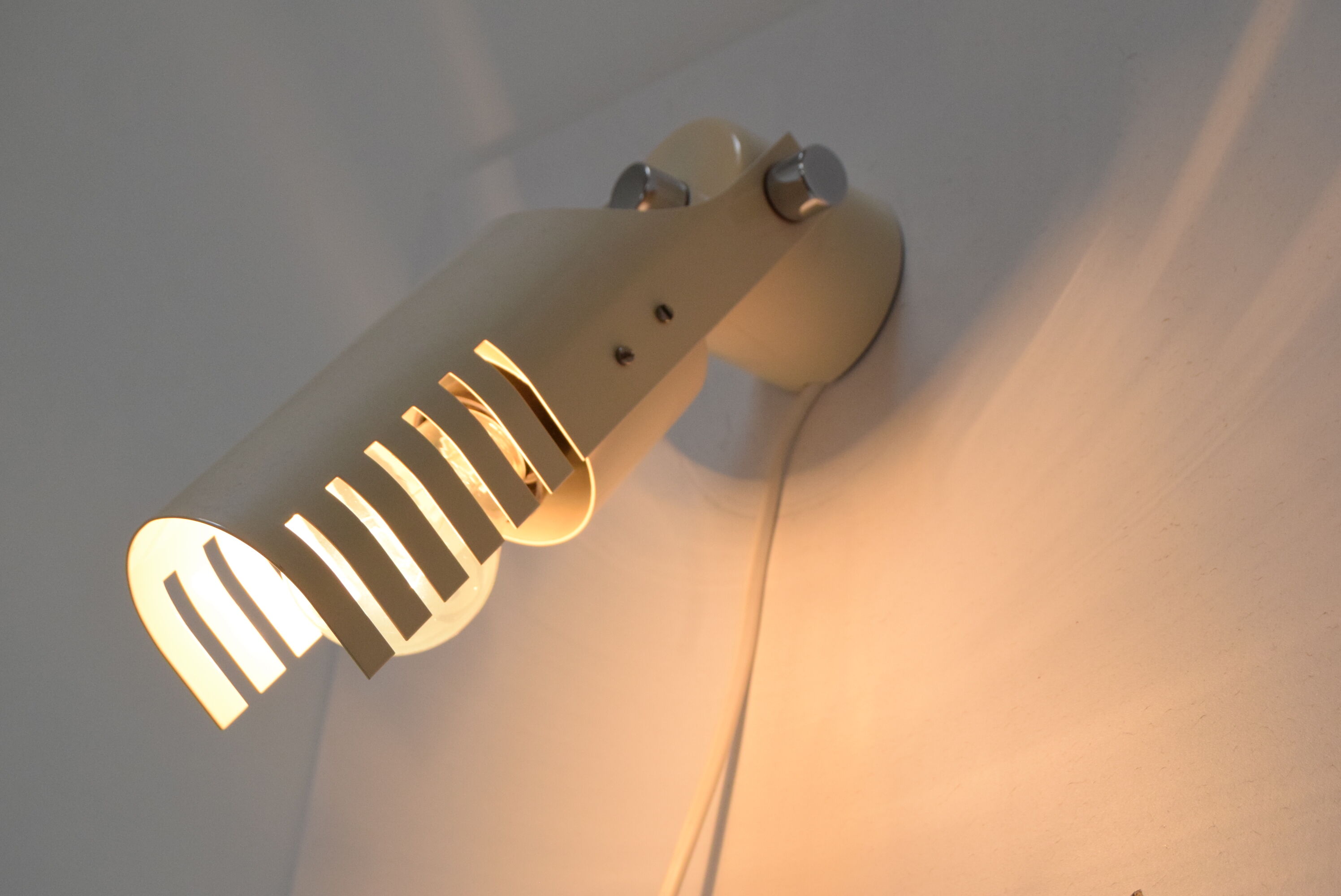 Mid-century Adjustable Wall Lamp by Jilove u Decina, 1970's.