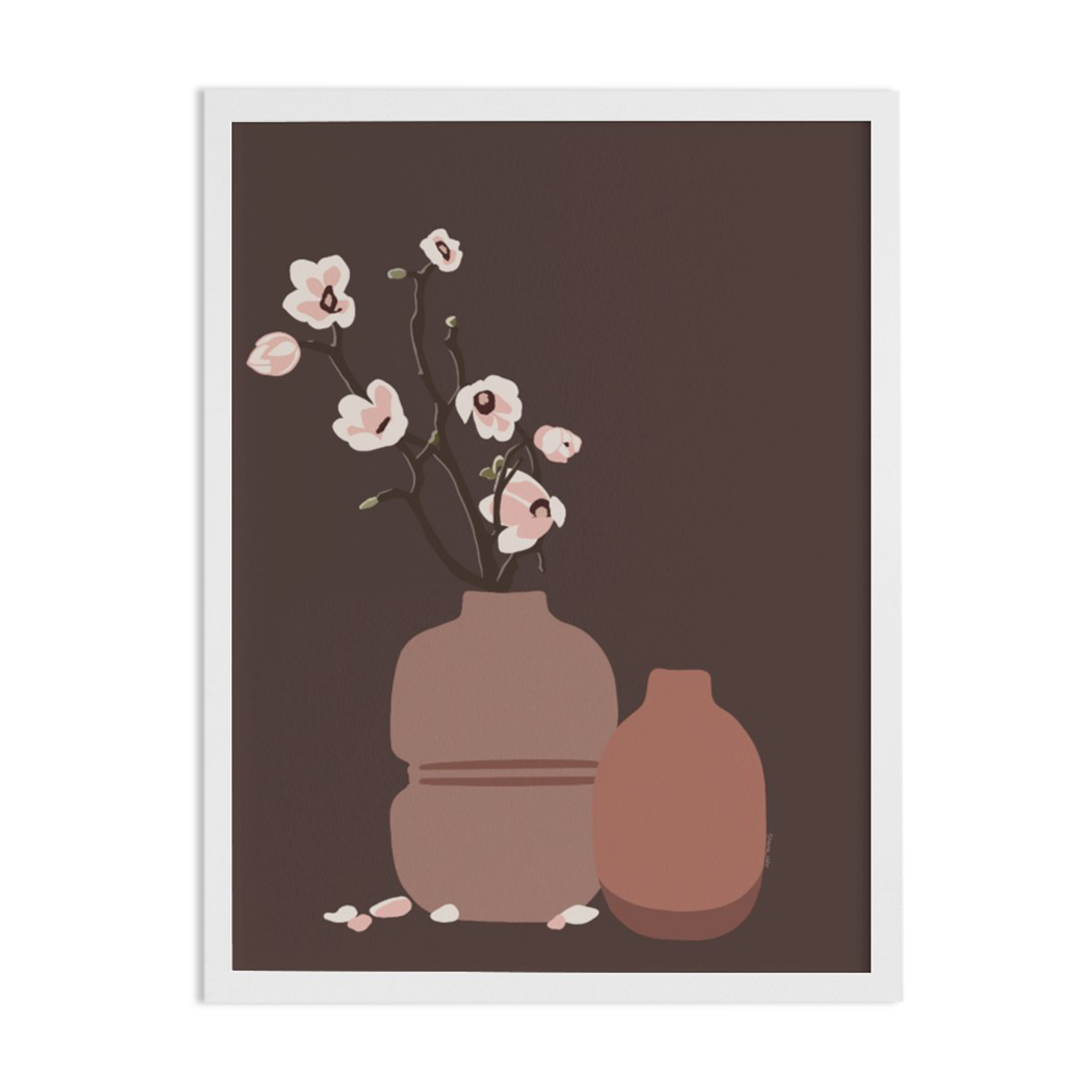 Illustration "Cherry trees" by Noums Atelier