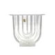 Modern crystal vase / ice bucket, Laura Griziotti for Arnolfo di Cambio 196