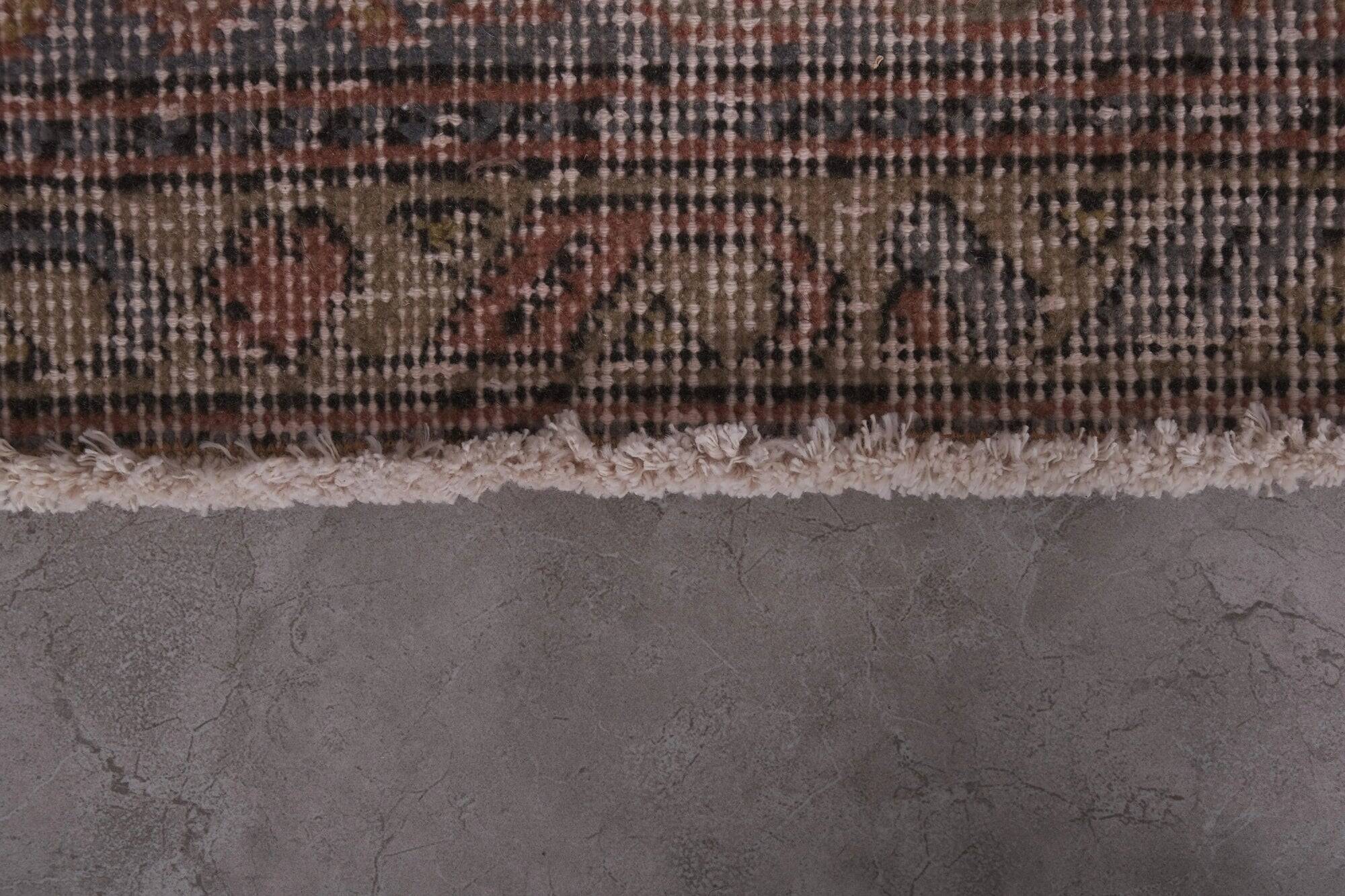 Vintage Turkish hallway rug 87x382 cm