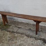 Old oak farmhouse bench