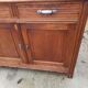 Low Parisian wooden sideboard 2 doors 2 drawers