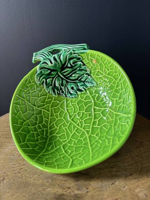 Earthenware Bowl with Barbotine Decor