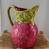 Pichet fraise en barbotine