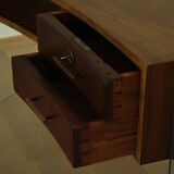 Bureau en verre français des années 1950