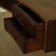 Bureau en verre français des années 1950