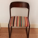 Pair of two chairs sled baumann