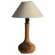 Lampe de table danoise du milieu du siècle en grès brutal, années 1960-70