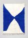 Moroccan Berber Beni Ouarain rug with blue patterns, 2.40x1.60m