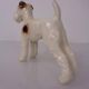 Porcelain Figurine of Fox Terrier, Denmark, 1950s