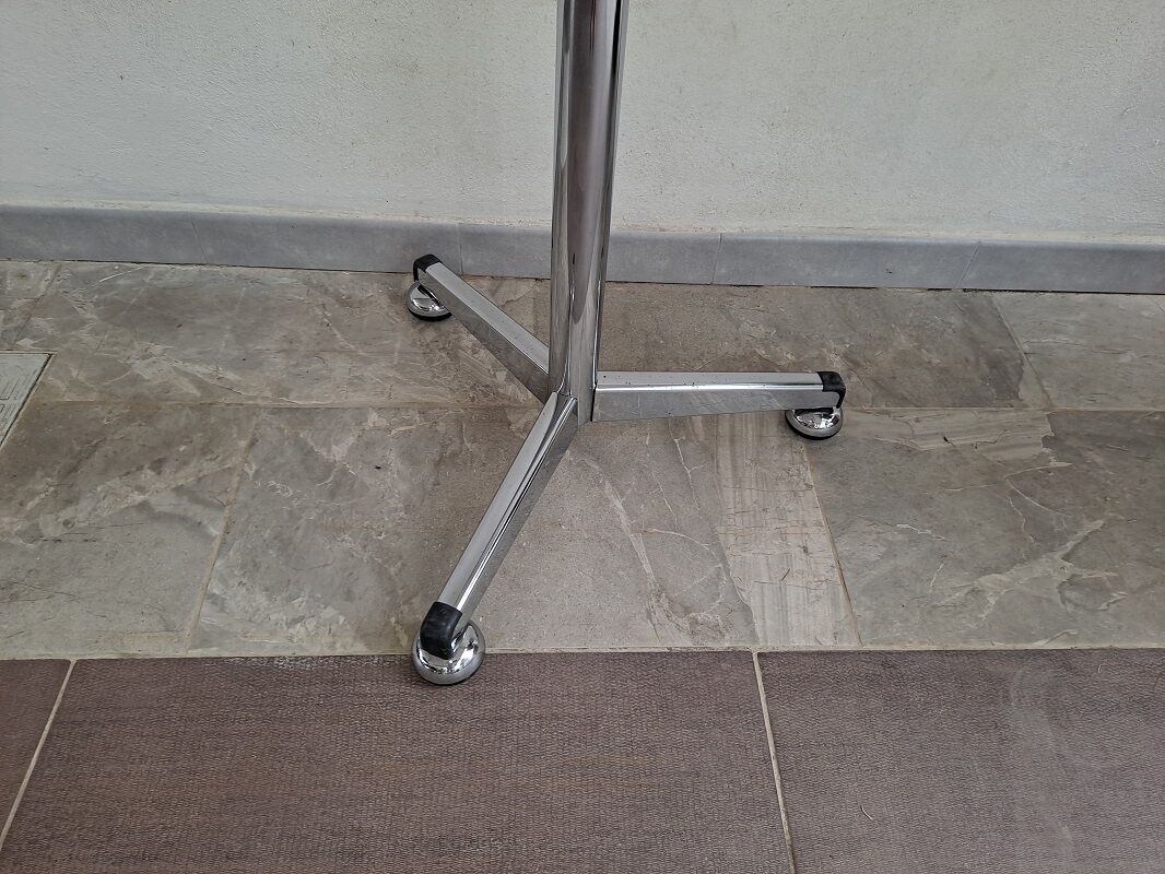 Mid Century Italian Modernist Chrome Coat Stand