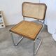 Vintage Cesca Cane Chair: 1970s Italian Mid-Century Modern Dining Office Ch